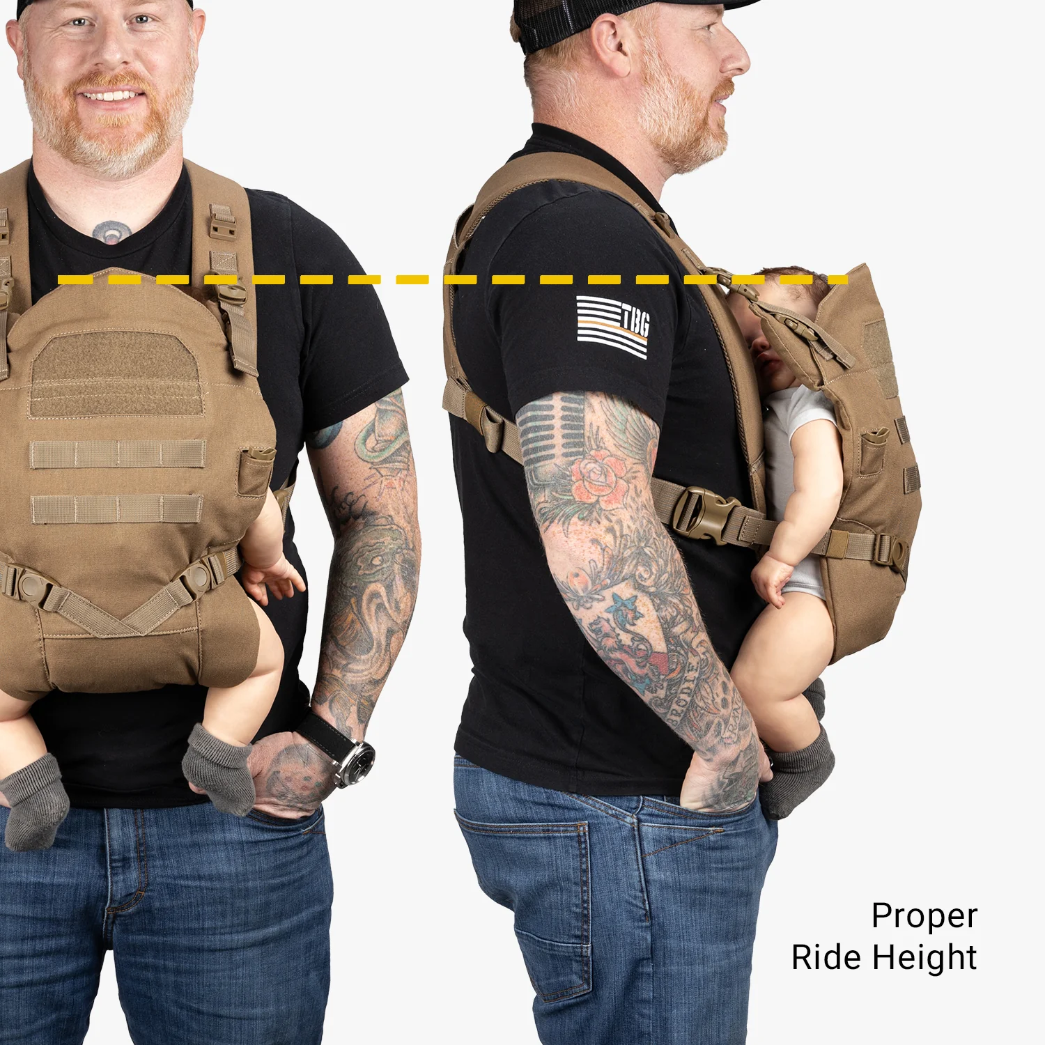 Deuce Diaper Bag + Baby Carrier Bundle - Image 25
