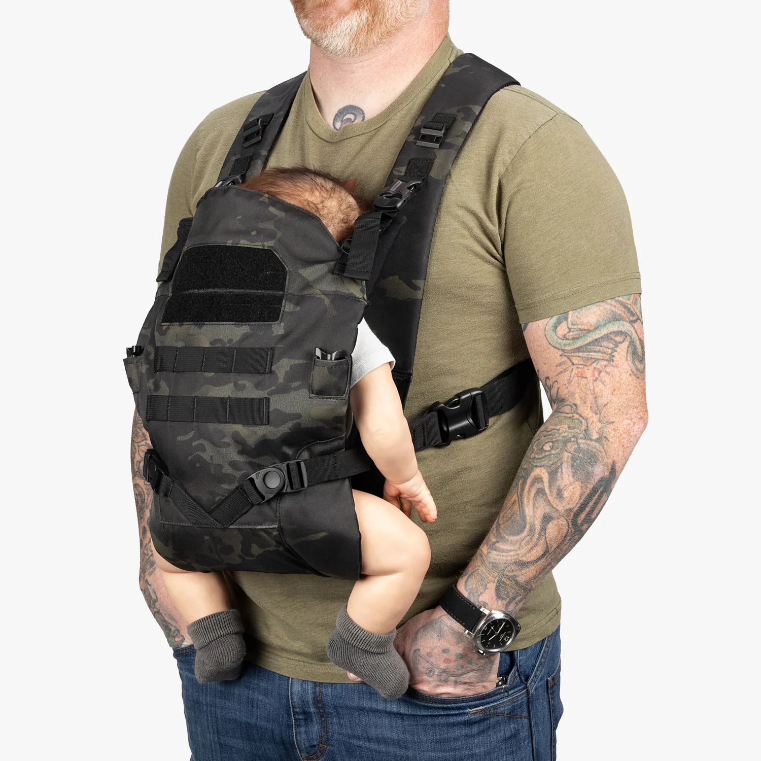 Deuce Diaper Bag + Baby Carrier Bundle - Image 51