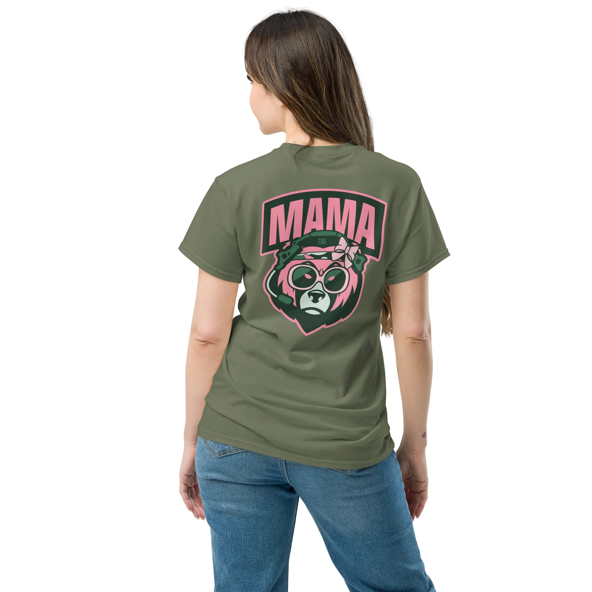 Mama Bear T-Shirt, Pink - Image 5